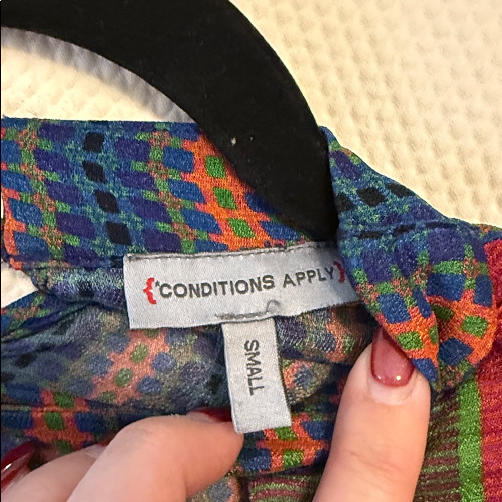 Anthropologie Conditions Apply Multicolor Blouse - Picture 9 of 10